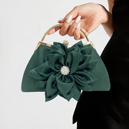 Women's Wallet – Beaded Flower Evening Vintage Clutch – detail view 22