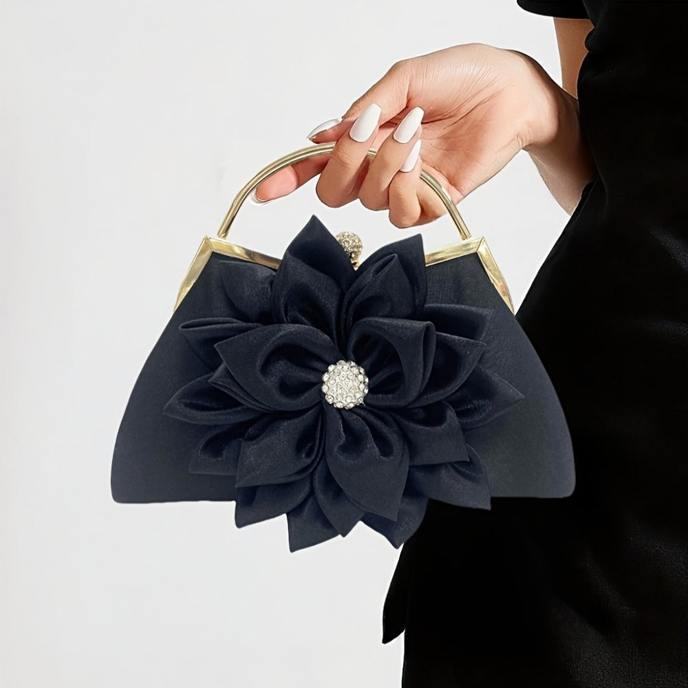Women's Wallet – Beaded Flower Evening Vintage Clutch – detail view 23