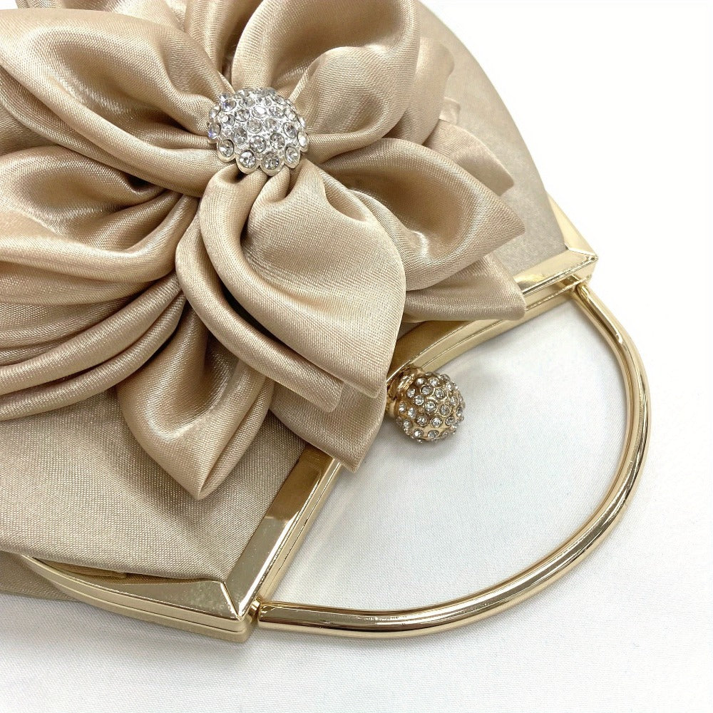 Women's Wallet – Beaded Flower Evening Vintage Clutch – detail view 26