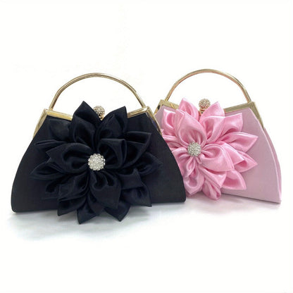 Women's Wallet – Beaded Flower Evening Vintage Clutch – detail view 30