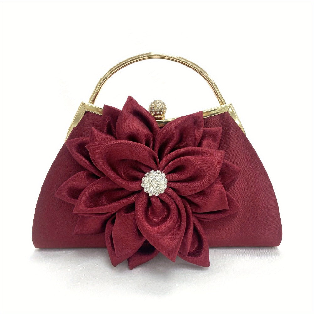 Women's Wallet – Beaded Flower Evening Vintage Clutch – detail view 33