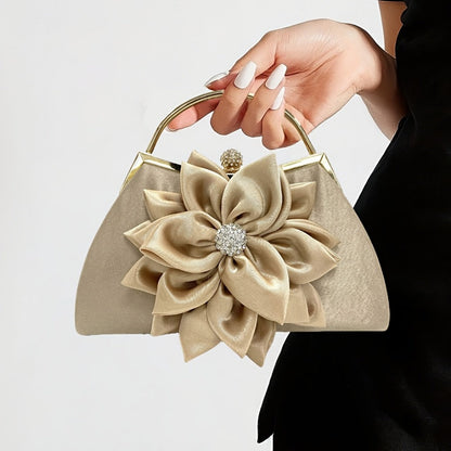 Women's Wallet – Beaded Flower Evening Vintage Clutch – detail view 9