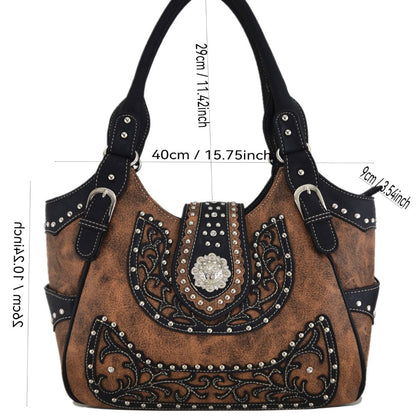 Women's Wallet – Berry Conchos Cowgirl Concealed Carry – detail view 4