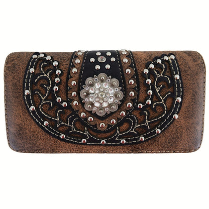 Women's Wallet – Berry Conchos Cowgirl Concealed Carry – detail view 7