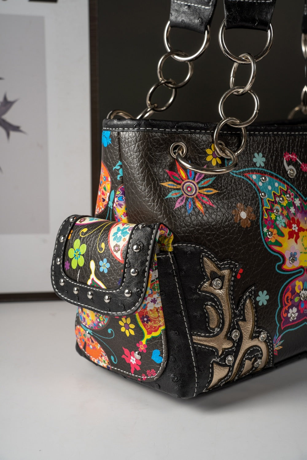 Women's Wallet – Butterfly Floral Western Set Phone – detail view 15