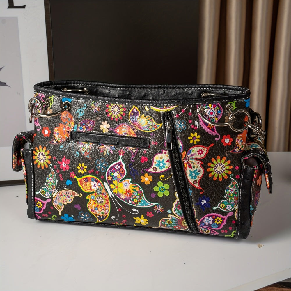 Women's Wallet – Butterfly Floral Western Set Phone – detail view 2
