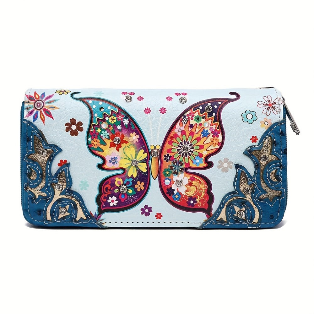 Women's Wallet – Butterfly Floral Western Set Phone – detail view 24