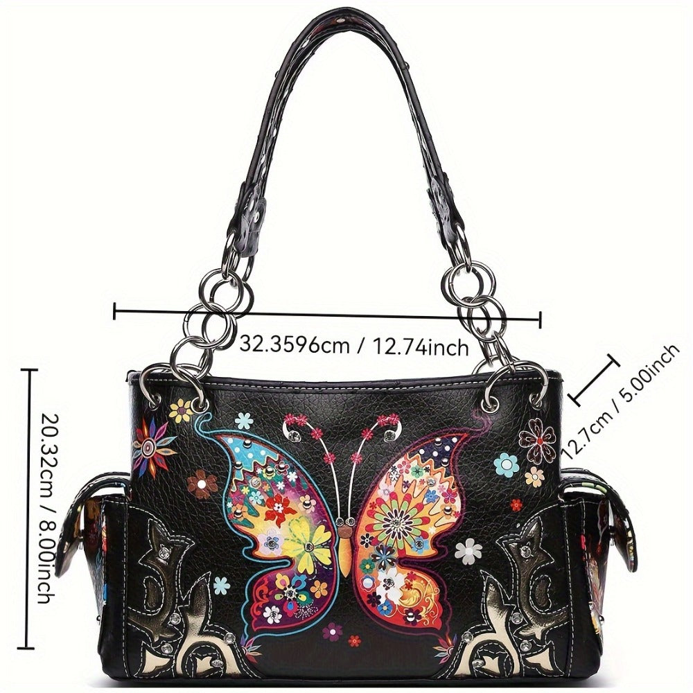 Women's Wallet – Butterfly Floral Western Set Phone – detail view 4