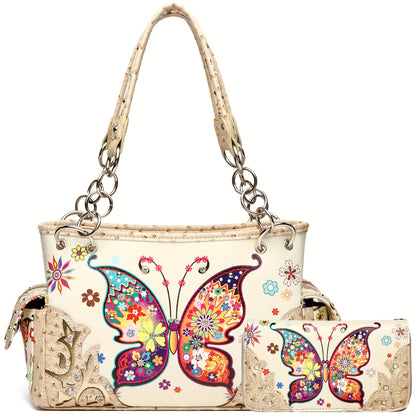 Women's Wallet – Butterfly Floral Western Set Phone – detail view 28