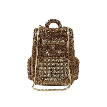 Women's Wallet – Crystal Evening Shaped Rhinestone Clutch – detail view 5