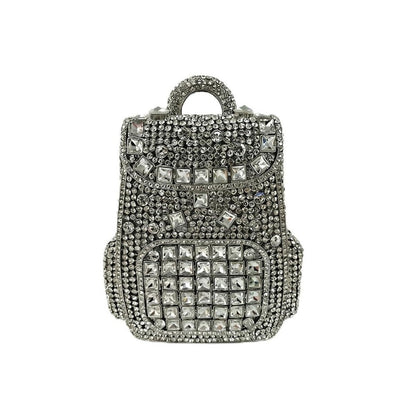 Women's Wallet – Crystal Evening Shaped Rhinestone Clutch – detail view 11