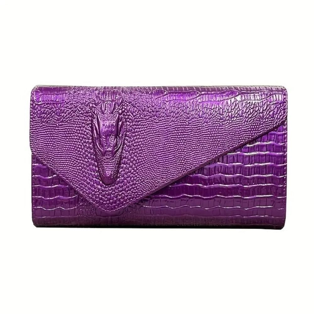 Women's Wallet – Envelope Clutch Magnetic Closure Embossed – detail view 8