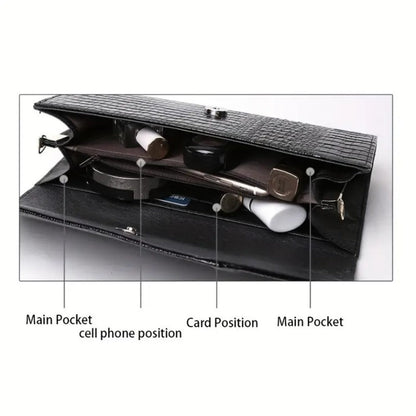 Women's Wallet – Envelope Clutch Magnetic Closure Embossed – detail view 9
