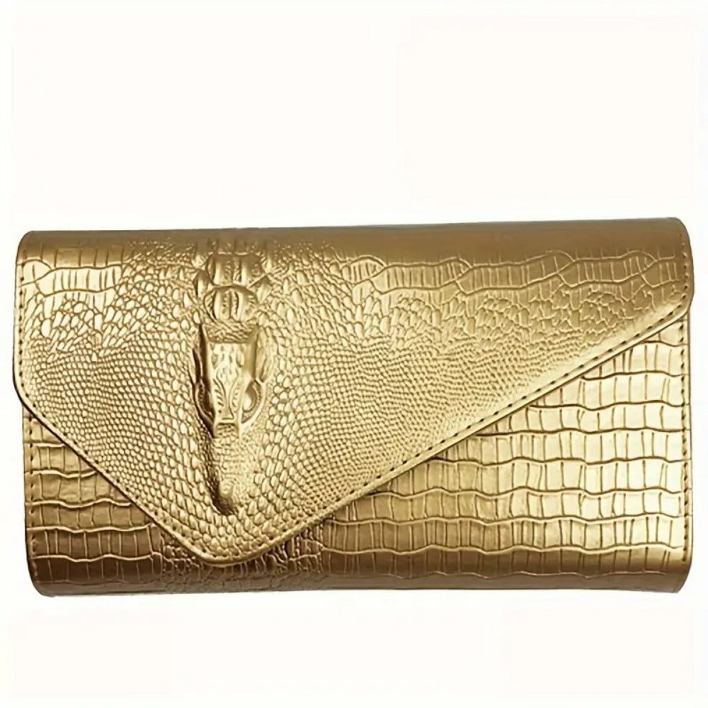 Women's Wallet – Envelope Clutch Magnetic Closure Embossed – detail view 12