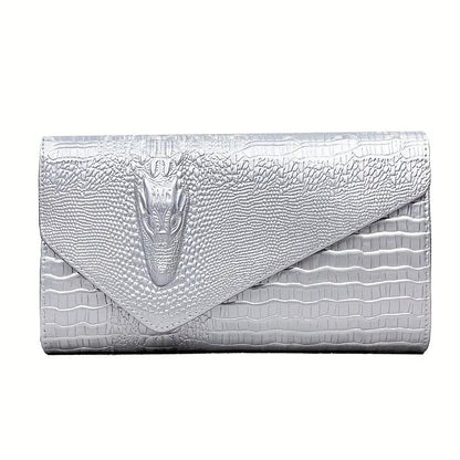 Women's Wallet – Envelope Clutch Magnetic Closure Embossed – detail view 20