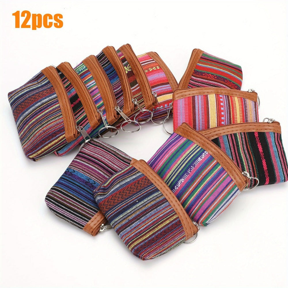 Women's Wallet – Ethnic Fabric Coin Set Of – front view