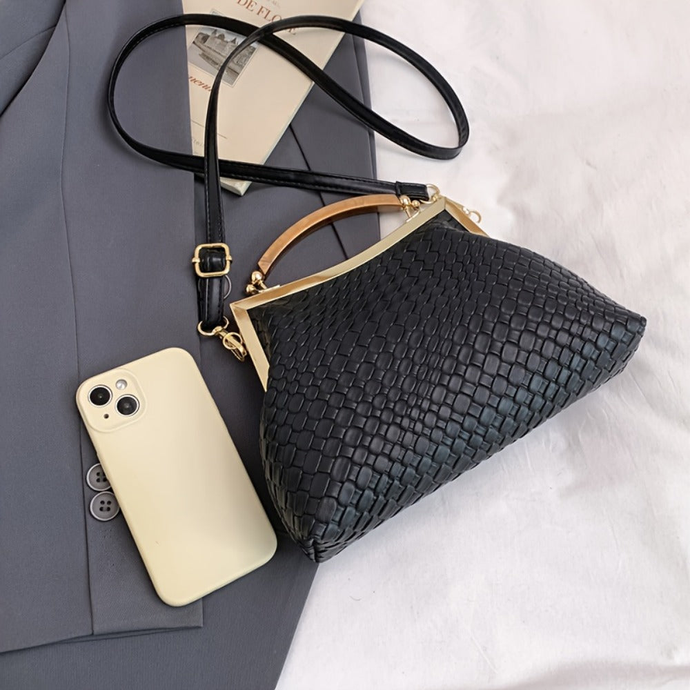 Women's Wallet – Evening Kiss Lock Closure Embossed – detail view 10