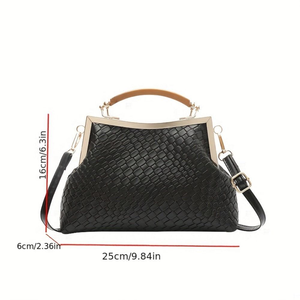 Women's Wallet – Evening Kiss Lock Closure Embossed – detail view 8