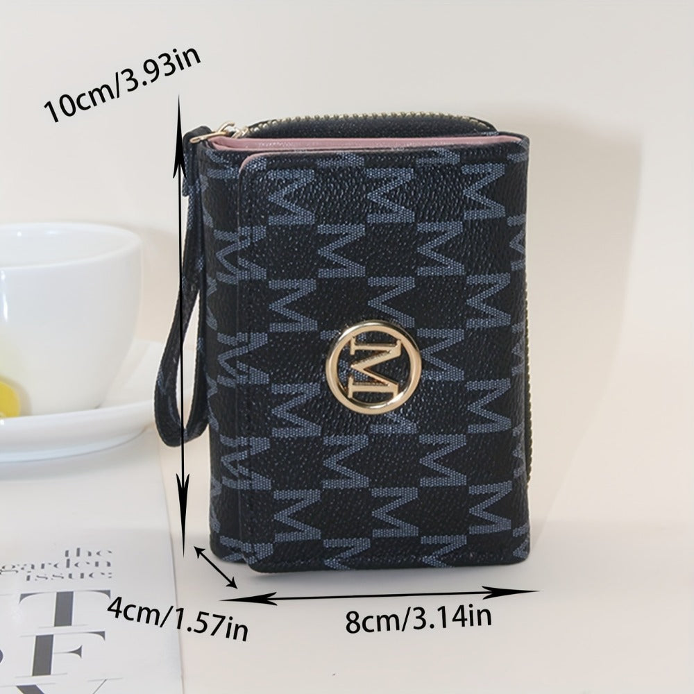 Women's Wallet – for Everyday Use, Designer Letter Print Trifold Fashionable – detail view 9