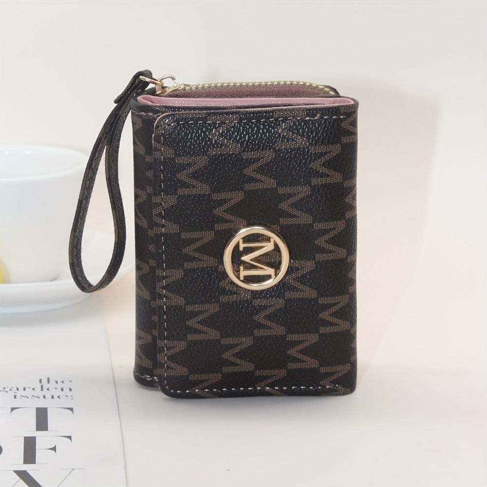 Women's Wallet – for Everyday Use, Designer Letter Print Trifold Fashionable – detail view 2