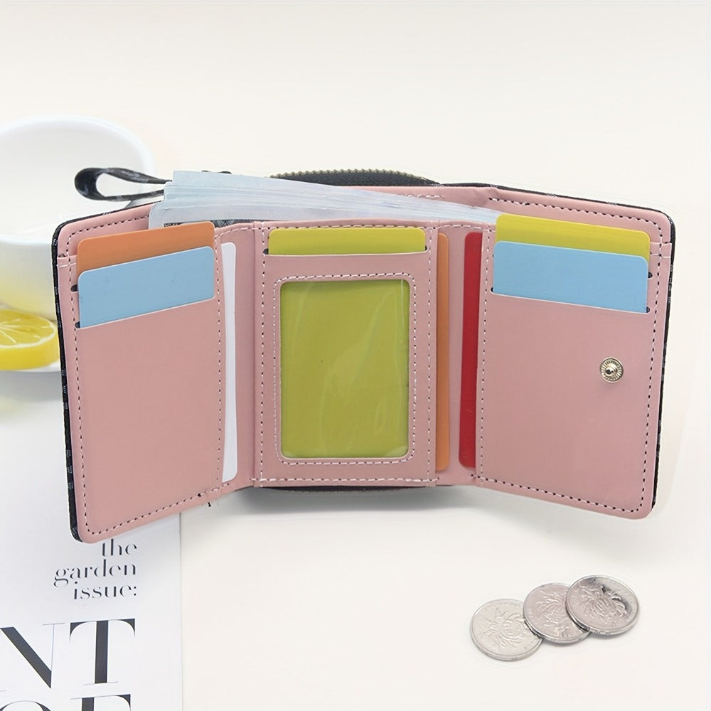 Women's Wallet – for Everyday Use, Designer Letter Print Trifold Fashionable – detail view 7