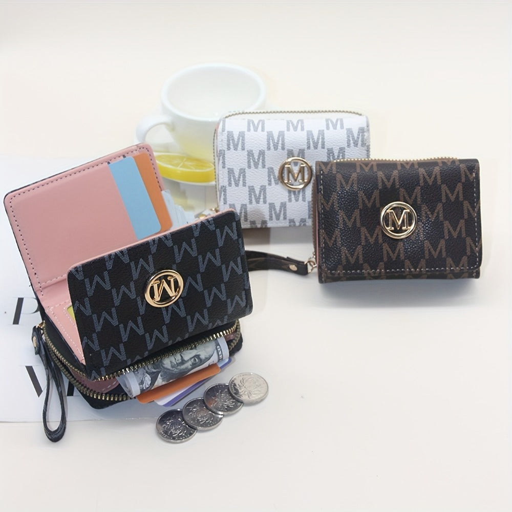 Women's Wallet – for Everyday Use, Designer Letter Print Trifold Fashionable – detail view 8