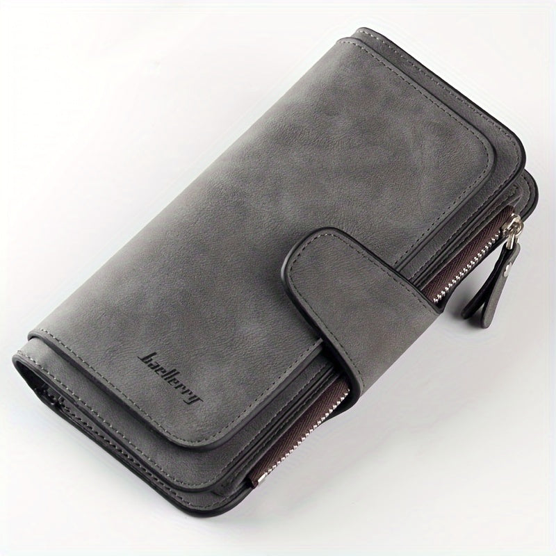 Women's Wallet – for Everyday Use, Trifold Long Card Slots Synthetic – alternate view