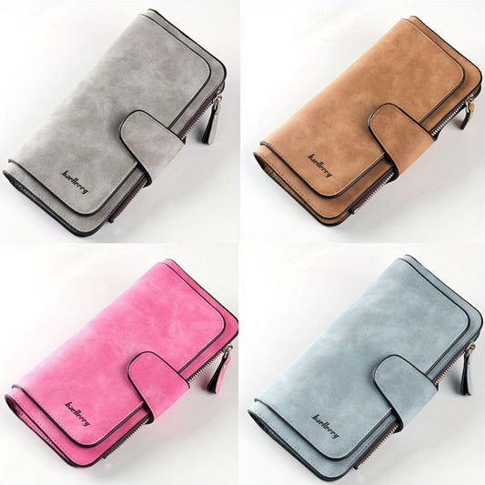 Women's Wallet – for Everyday Use, Trifold Long Card Slots Synthetic – detail view 4