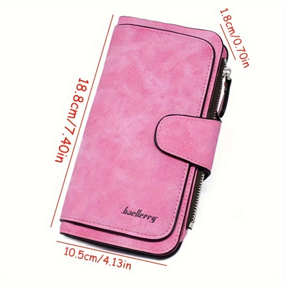 Women's Wallet – for Everyday Use, Trifold Long Card Slots Synthetic – detail view 6