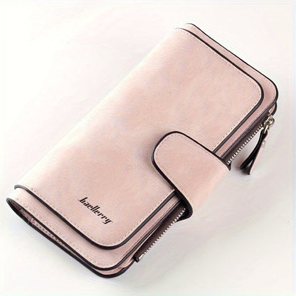 Women's Wallet – for Everyday Use, Trifold Long Card Slots Synthetic – front view - product view 15