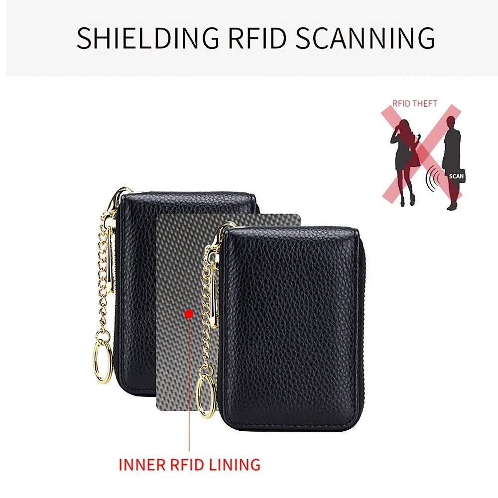 Women's Wallet – for Everyday Use, Zip Around Rfid Chain Multi – detail view 13