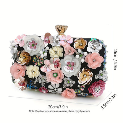 Women's Wallet – Floral Small Square Handheld Fairy – detail view 2