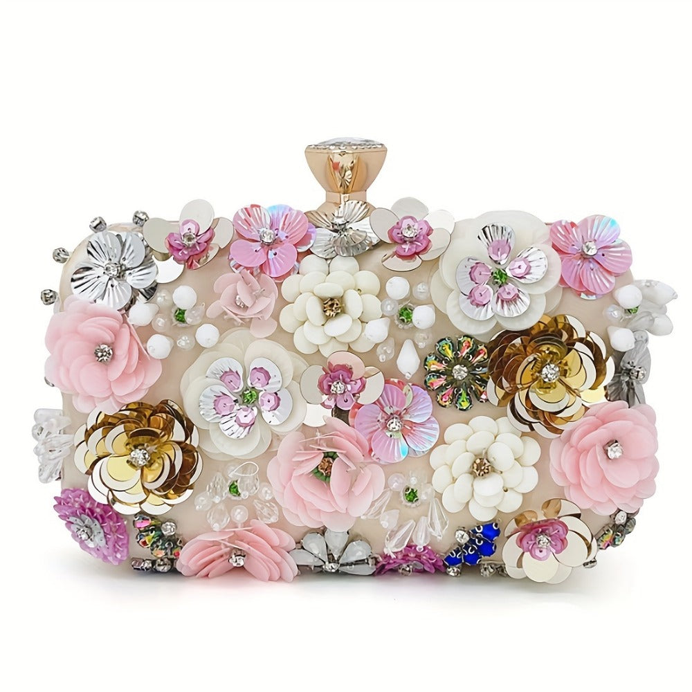 Women's Wallet – Floral Small Square Handheld Fairy – detail view 13