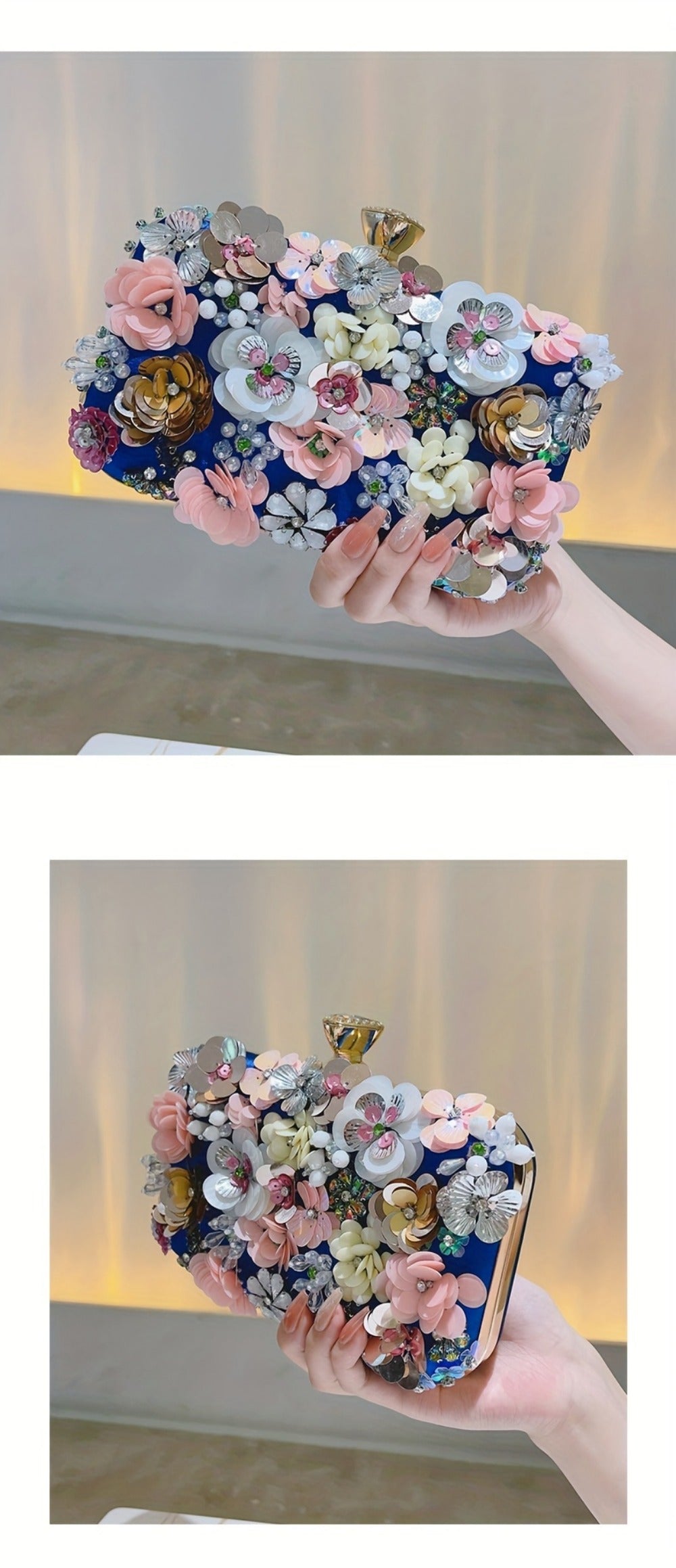 Women's Wallet – Floral Small Square Handheld Fairy – detail view 20