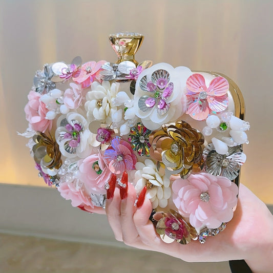 Women's Wallet – Floral Small Square Handheld Fairy – detail view 4