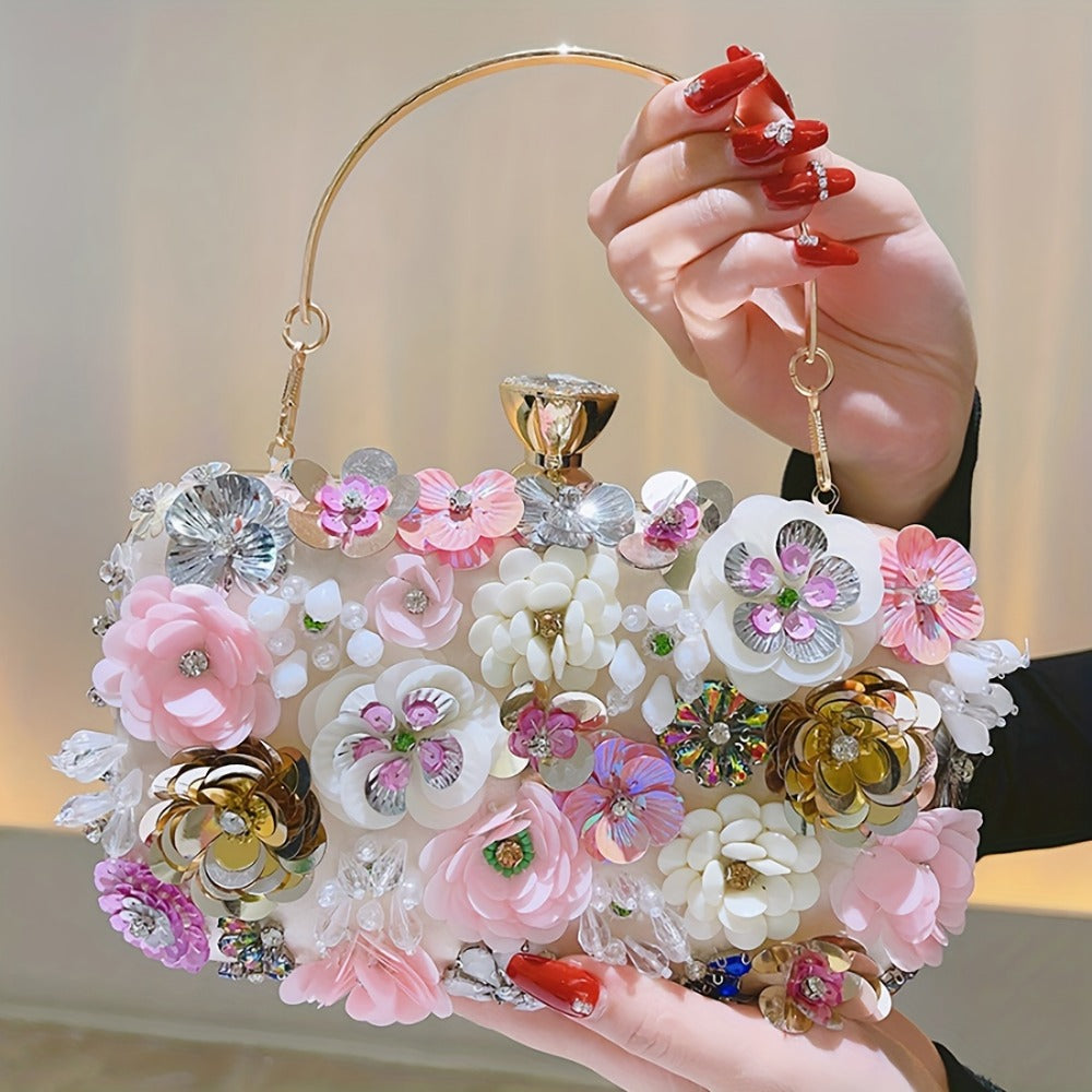 Women's Wallet – Floral Small Square Handheld Fairy – detail view 10
