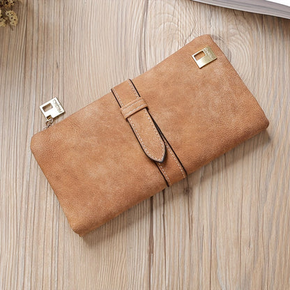 Women's Wallet – Frosted Long Clutch Retro Buckle – detail view 19