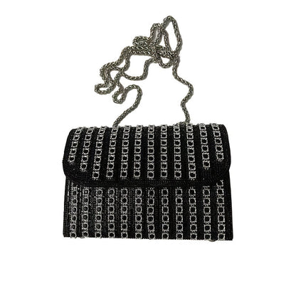 Women's Wallet – Full Diamond Rhinestone Evening Glitter – detail view 2