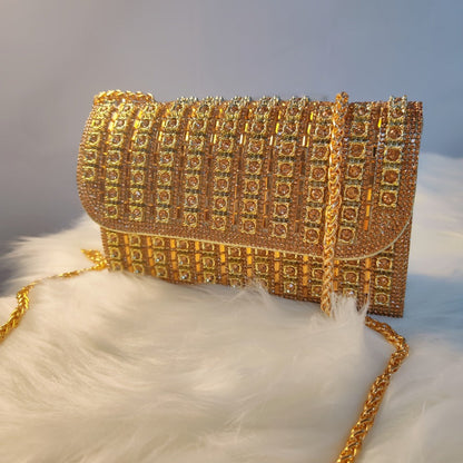 Women's Wallet – Full Diamond Rhinestone Evening Glitter – detail view 12