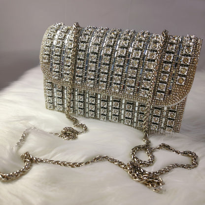 Women's Wallet – Full Diamond Rhinestone Evening Glitter – detail view 13