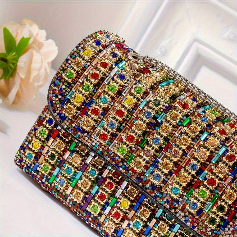 Women's Wallet – Full Diamond Rhinestone Evening Glitter – detail view 15