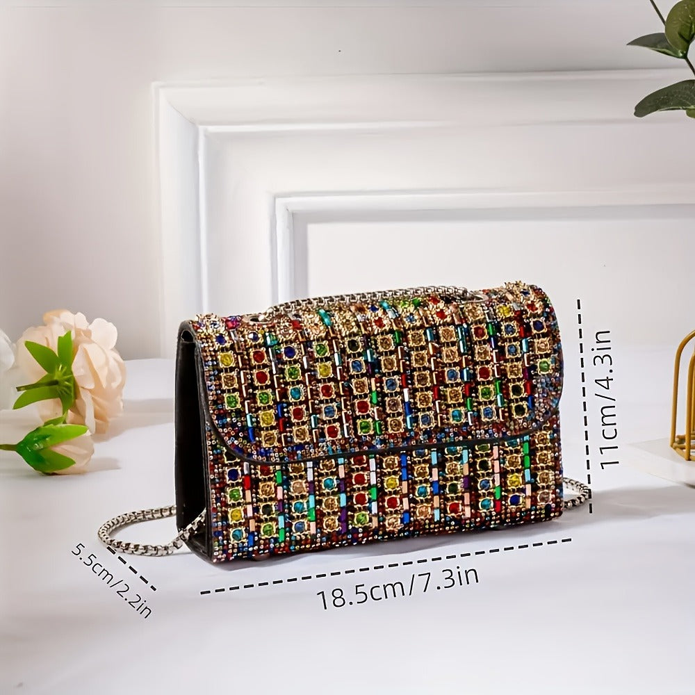 Women's Wallet – Full Diamond Rhinestone Evening Glitter – detail view 5