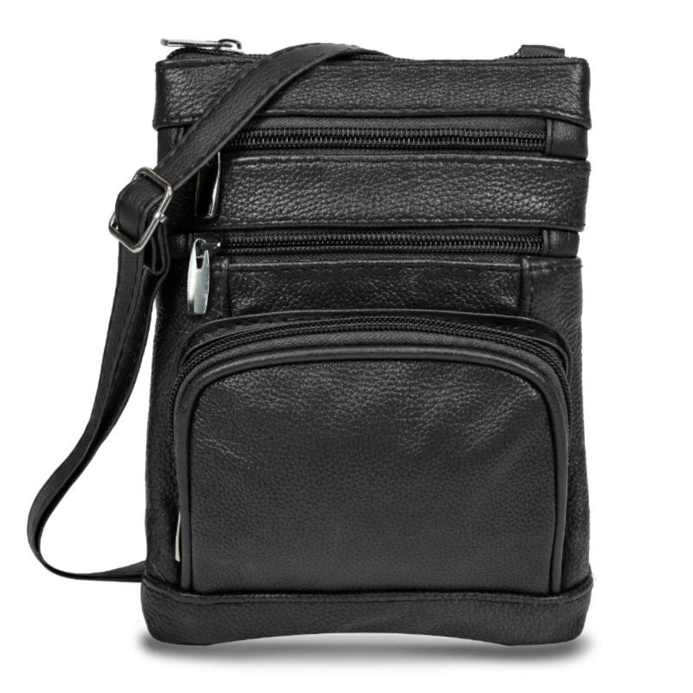 Women's Wallet – Genuine Leather, Multi Pocket, Adjustable Strap – detail view 24
