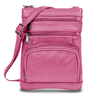 Women's Wallet – Genuine Leather, Multi Pocket, Adjustable Strap – detail view 28
