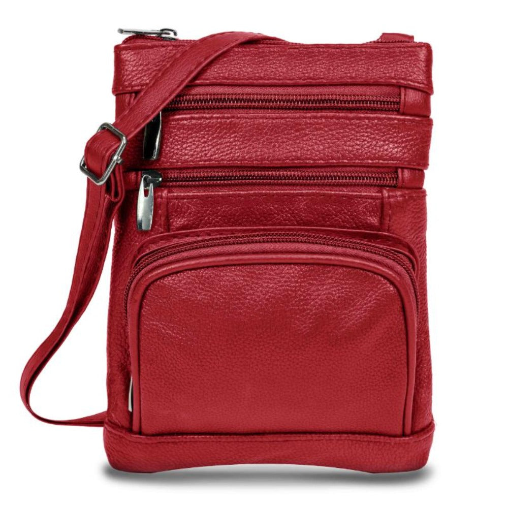 Women's Wallet – Genuine Leather, Multi Pocket, Adjustable Strap – detail view 30