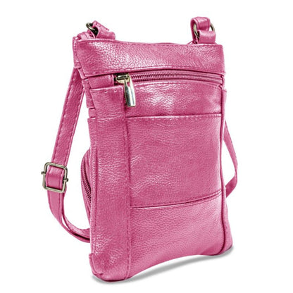 Women's Wallet – Genuine Leather, Multi Pocket, Adjustable Strap – detail view 55
