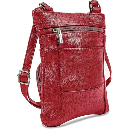 Women's Wallet – Genuine Leather, Multi Pocket, Adjustable Strap – detail view 59