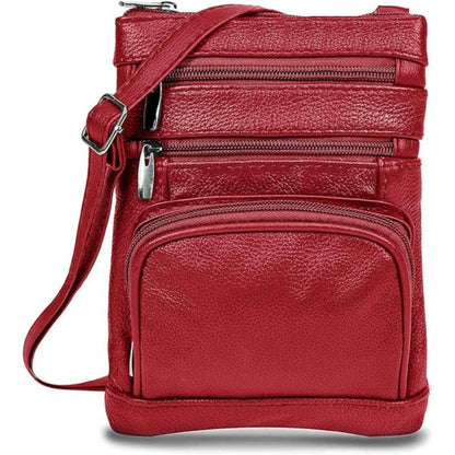 Women's Wallet – Genuine Leather, Multi Pocket, Adjustable Strap – detail view 61