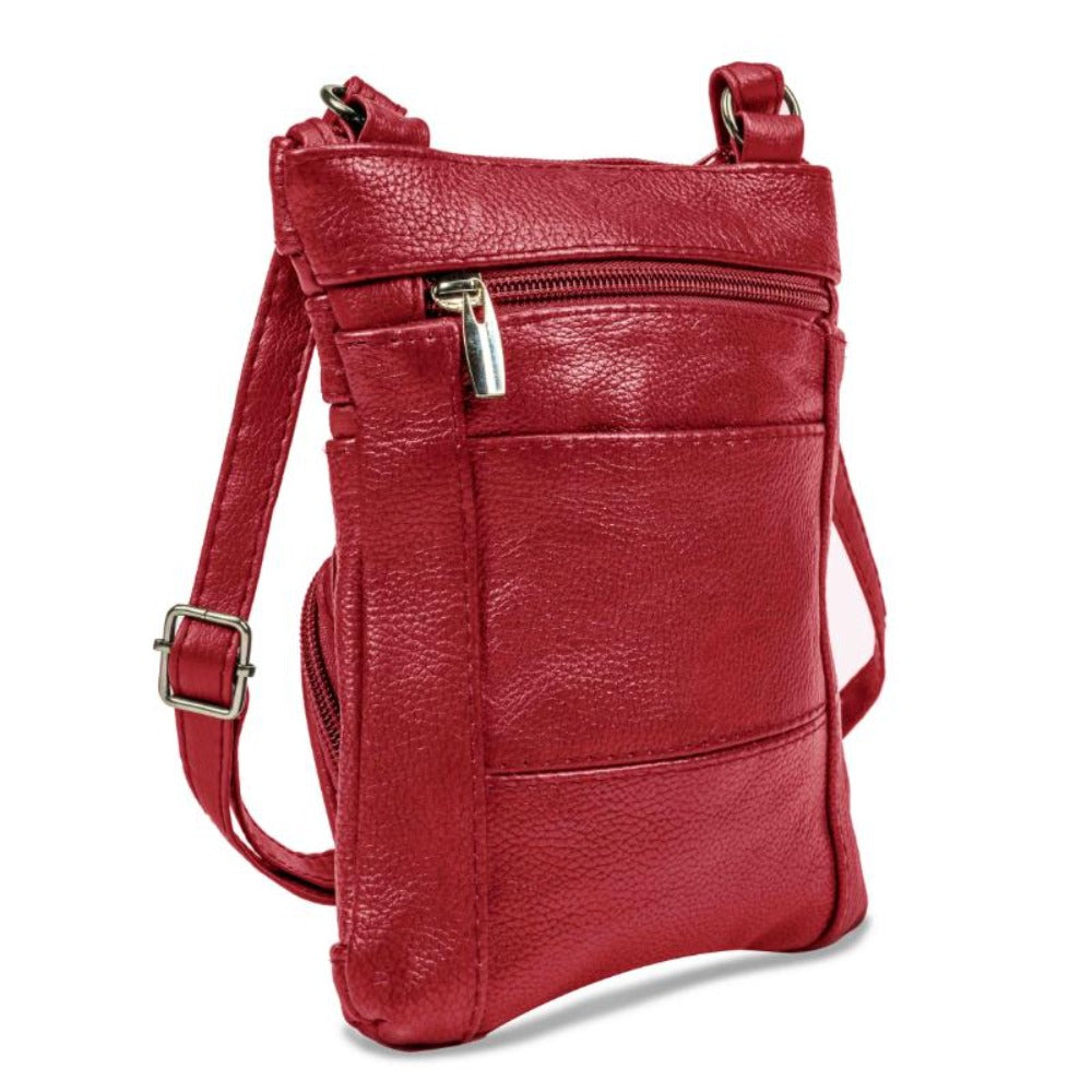 Women's Wallet – Genuine Leather, Multi Pocket, Adjustable Strap – detail view 66