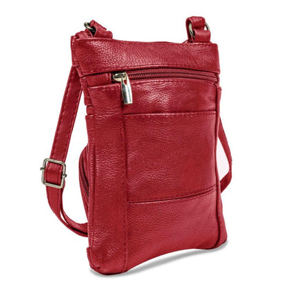 Women's Wallet – Genuine Leather, Multi Pocket, Adjustable Strap – detail view 66